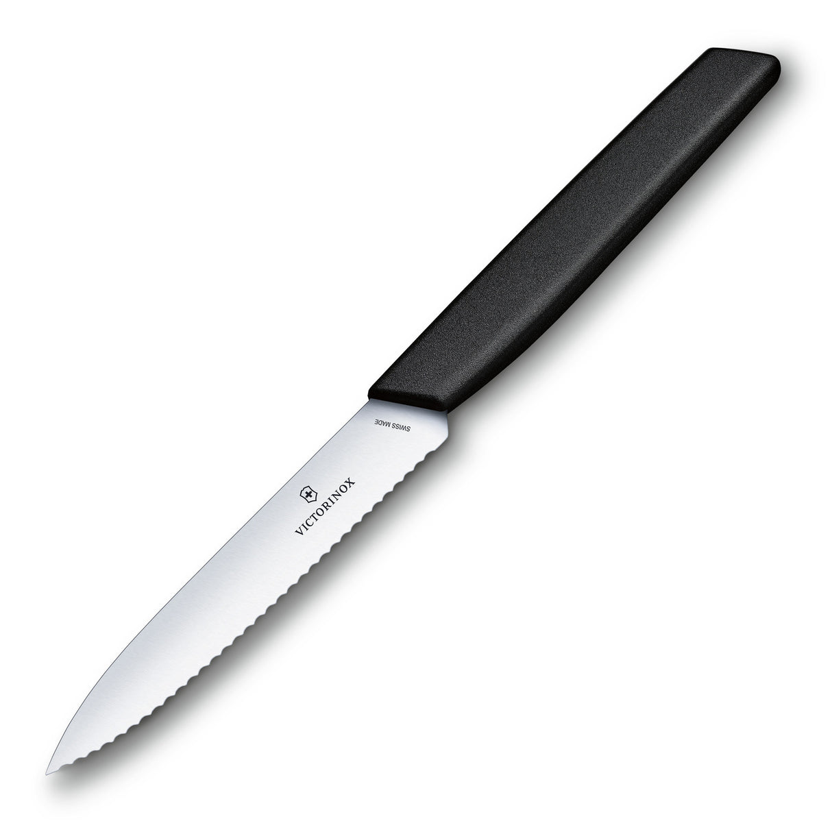 Victorinox Paring knife wavy 10cm Black