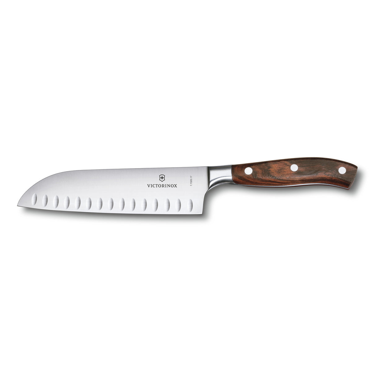 Victorinox Santoku kniv, Grand Mâitre, olivslipad, 17 cm, trä