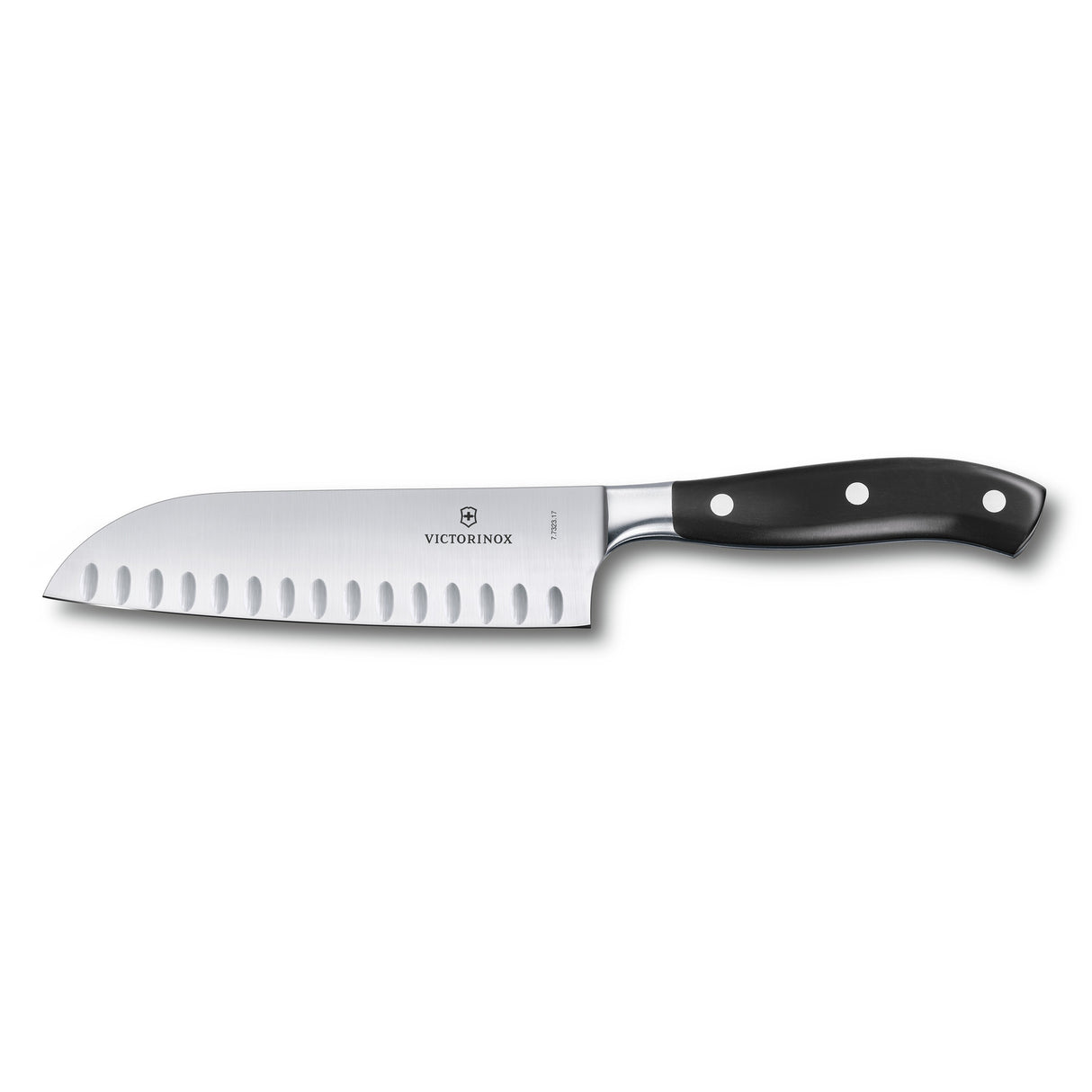 Victorinox Santoku kniv med räfflor smidd i presentask, Grand