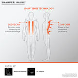 Sharper Image Massager Smartsense Shiatsu Realtouch Chair