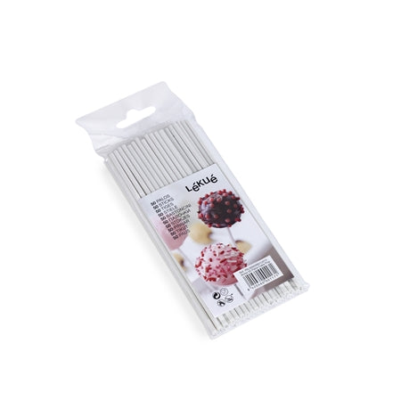 Lékué Pinnar för Cake pops vit 50 st