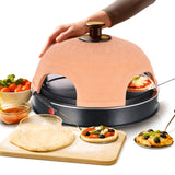 Emerio Pizza Maker Terracotta inkl. 4st pizza spadar