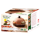 Emerio Pizza Maker Terracotta inkl. 4st pizza spadar