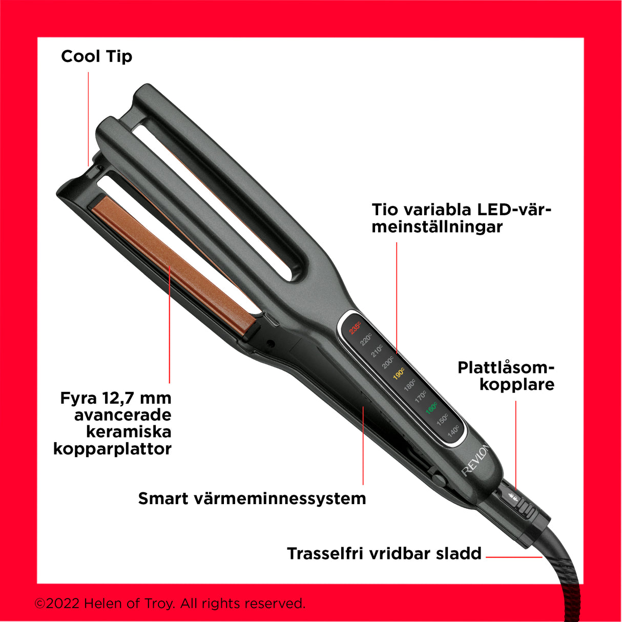 Revlon Double Straight Straightener RVST2204