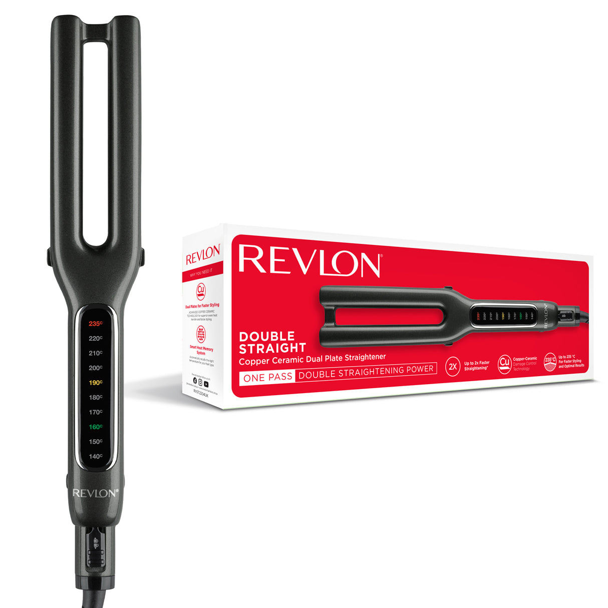 Revlon Double Straight Straightener RVST2204