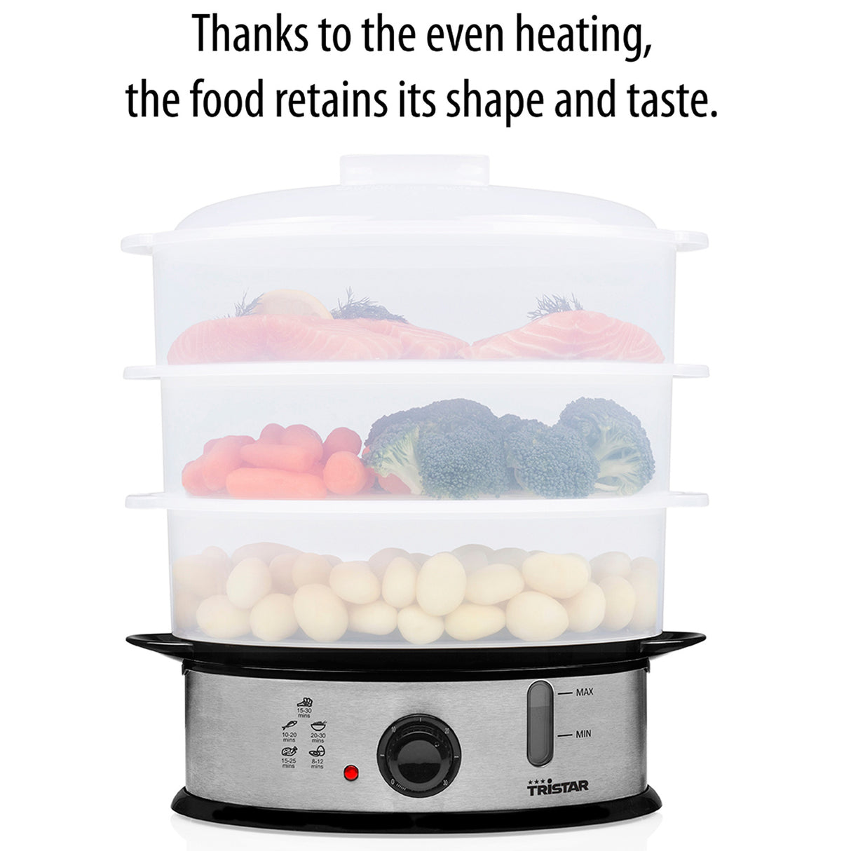 Tristar Ångkokare Food Steamer BPA free VS-3914