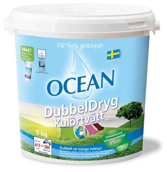 Ocean Dubbeldryg Hink Parfymerad 9kg