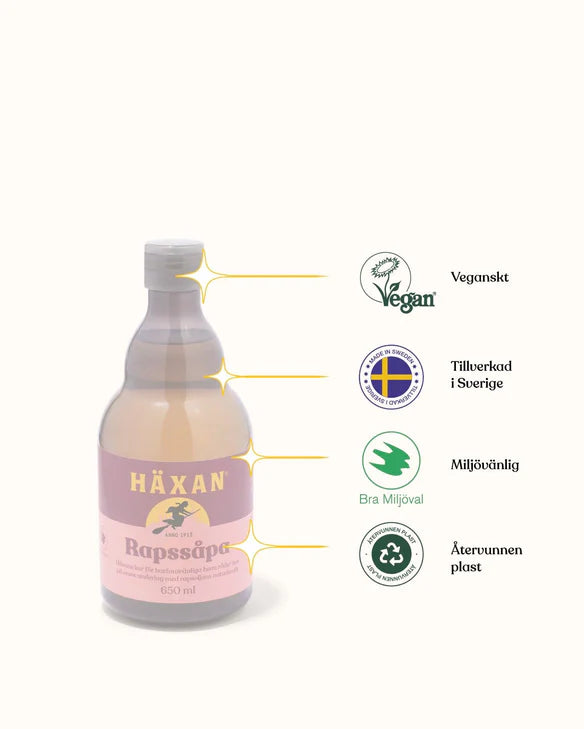 Häxan Rapssåpa 650 ml